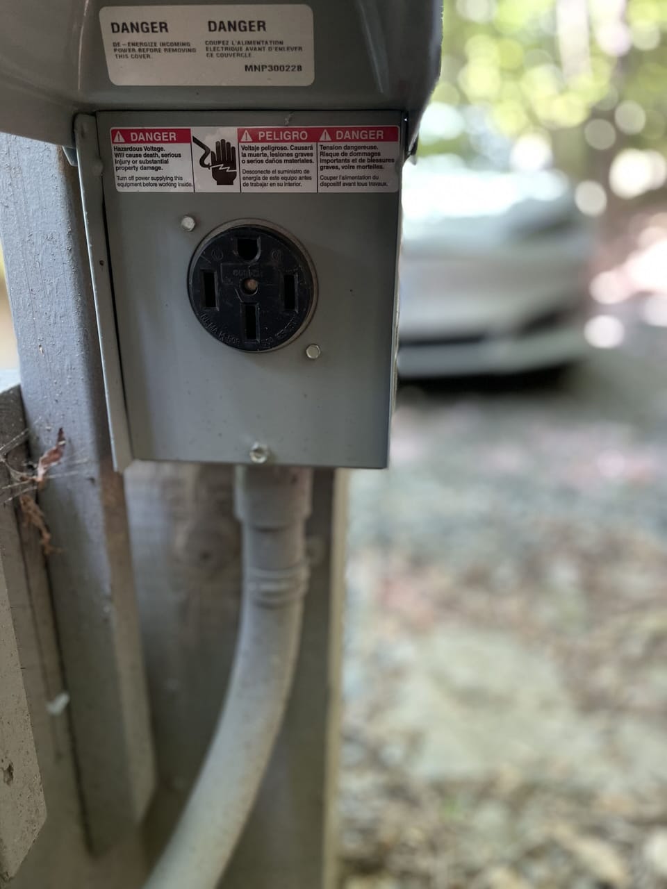 EV plug available for charging your electric vehicle! 
