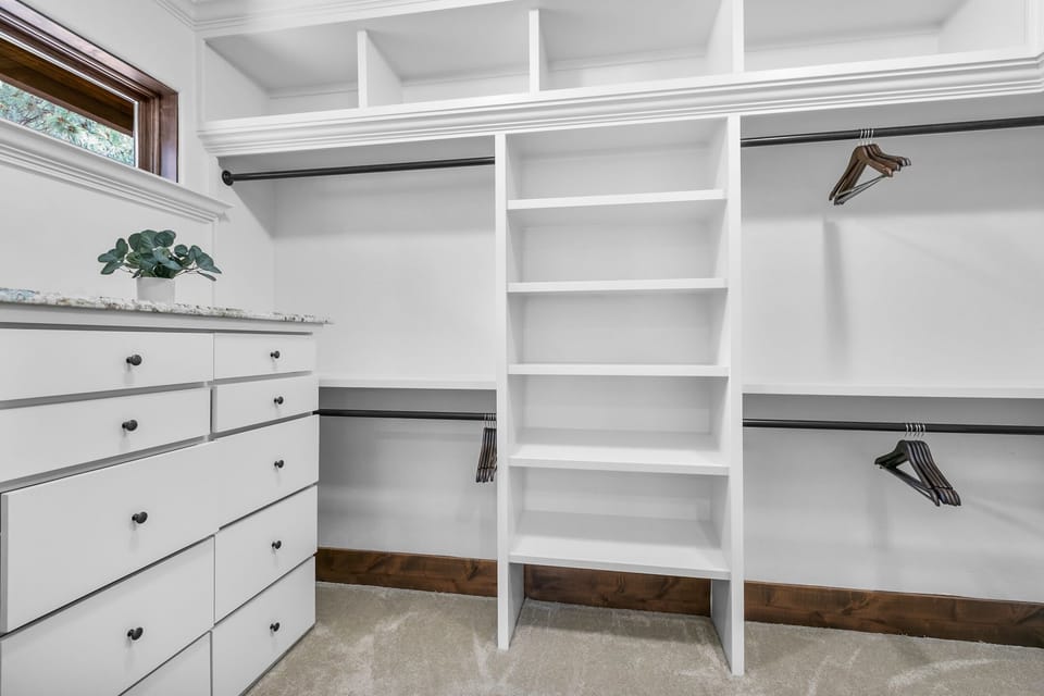 Primary Suite Walk in Closet