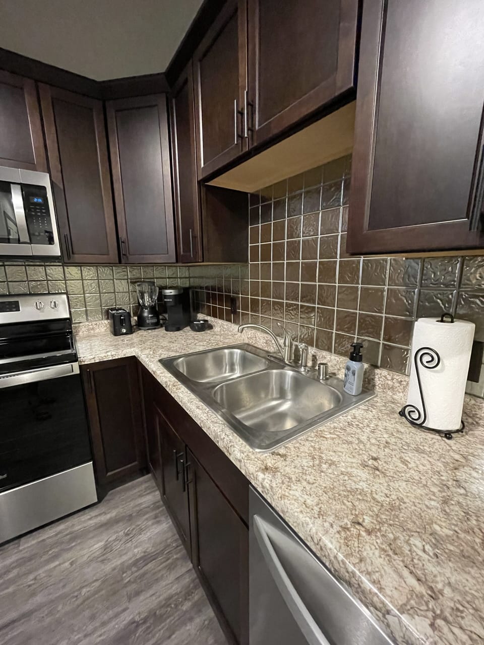 Plenty of counter space
