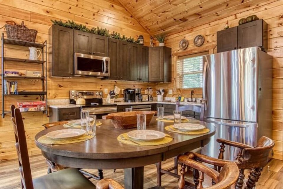 Beautiful kitchen with stainless appliances