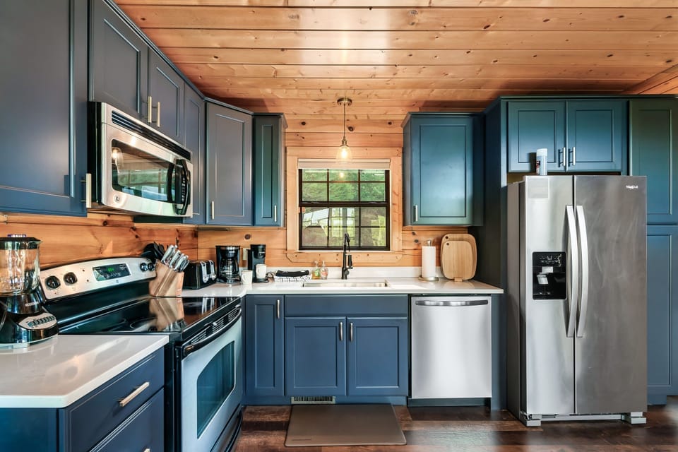 Well stocked kitchen with all the cooking essentials 