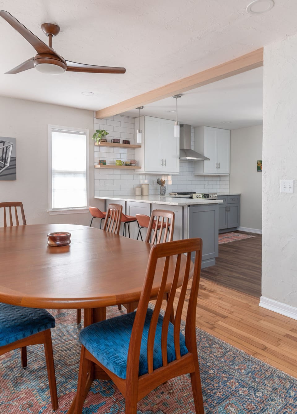 Dinning area and kitchen