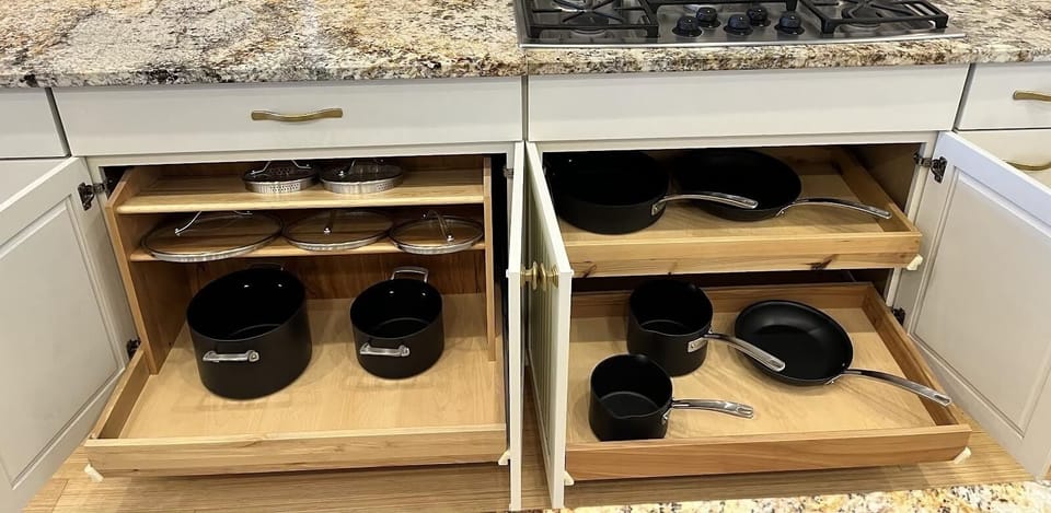 Fully stocked kitchen