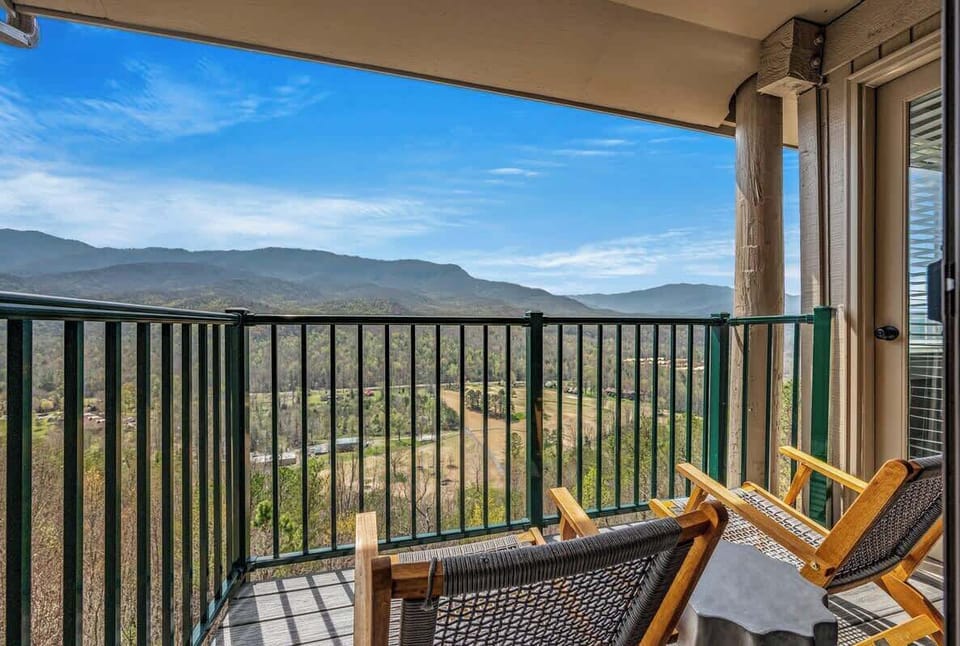 Private balcony view