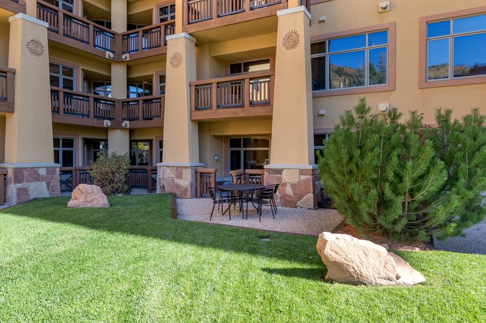Patio with outdoor seating