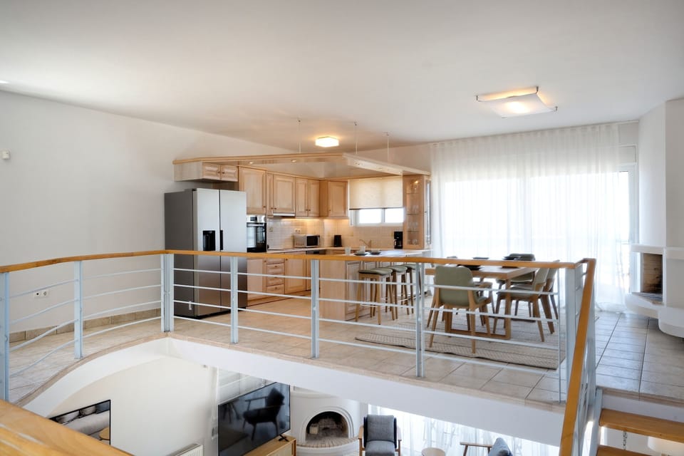 Luxury Villa, 4 Bedrooms, Balcony, Sea View | Living area | 38-inch Smart TV with cable channels, TV