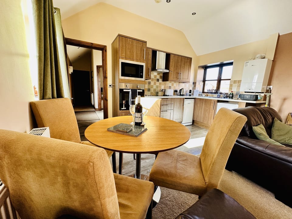 Open plan dining area