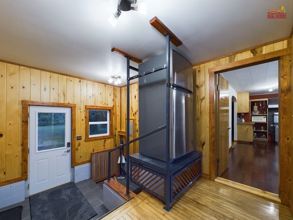 Entryway with Fridge