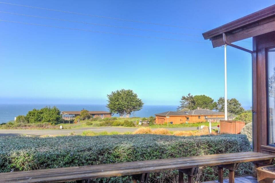 Ocean view from the deck. Perfect for your morning coffee. 
