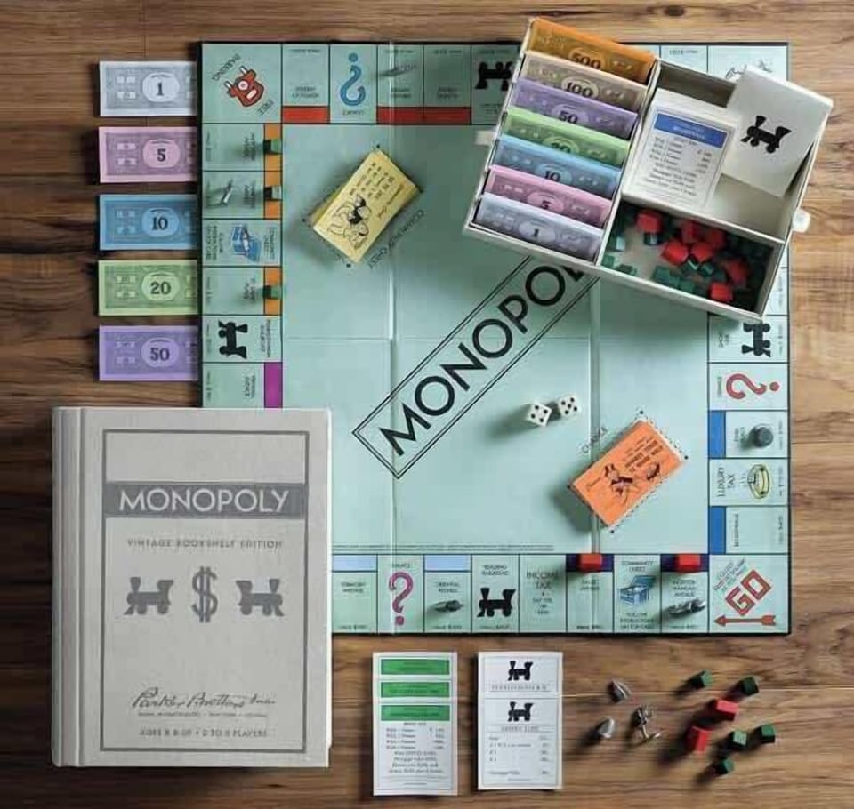 Board games provided in unit. 