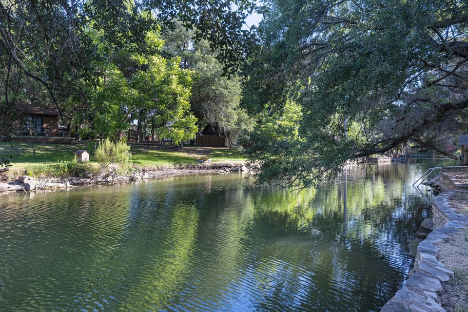 Calm waters directly off  dock great for fishing, floating, kayaking, swimming