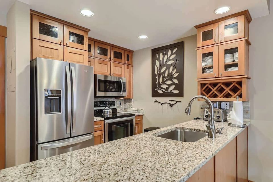 Updated fully stocked kitchen