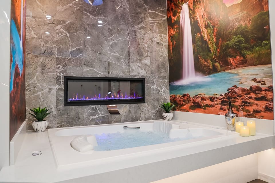 So romantic with face to face bathing