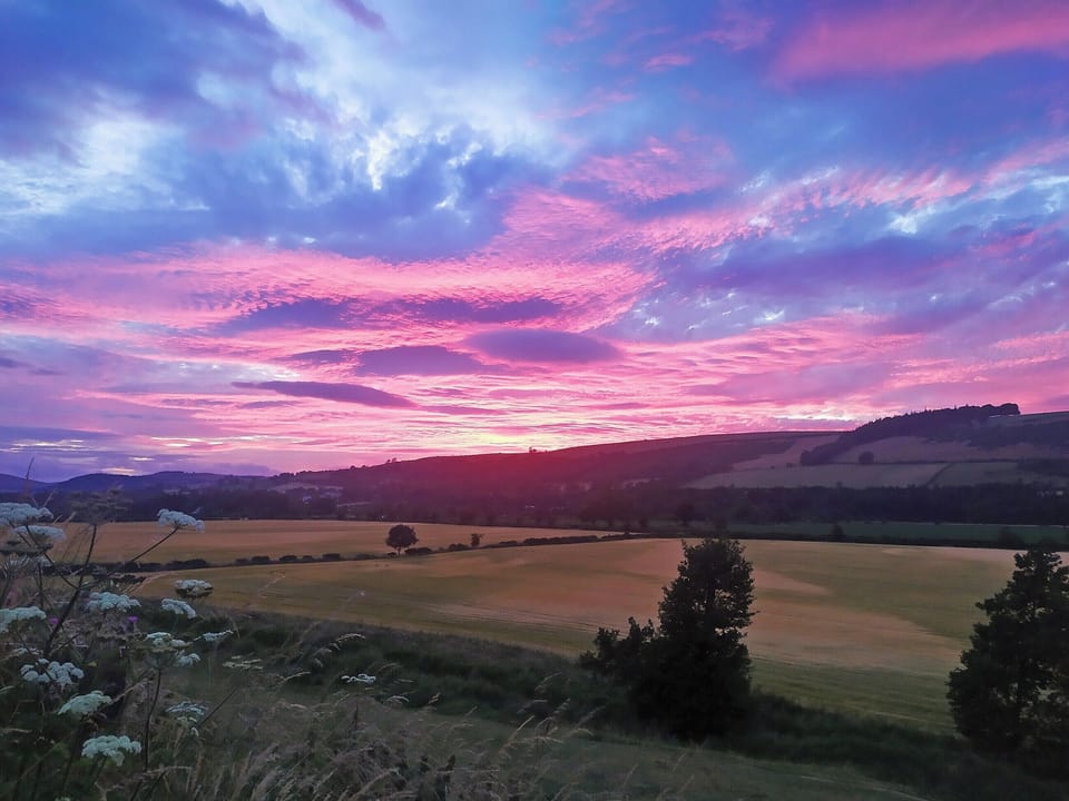 Sunset Gattonside village | Stable Lodge, Gattonside near Melrose