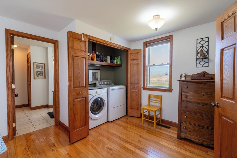 Laundry closet