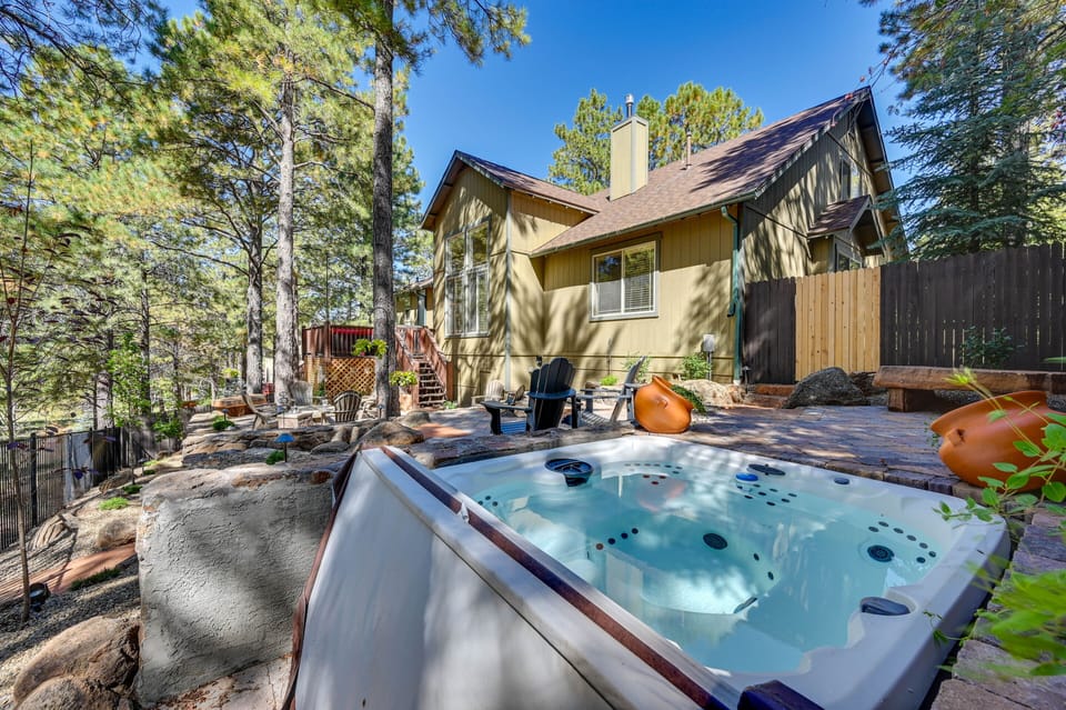 Home Exterior | Private Hot Tub