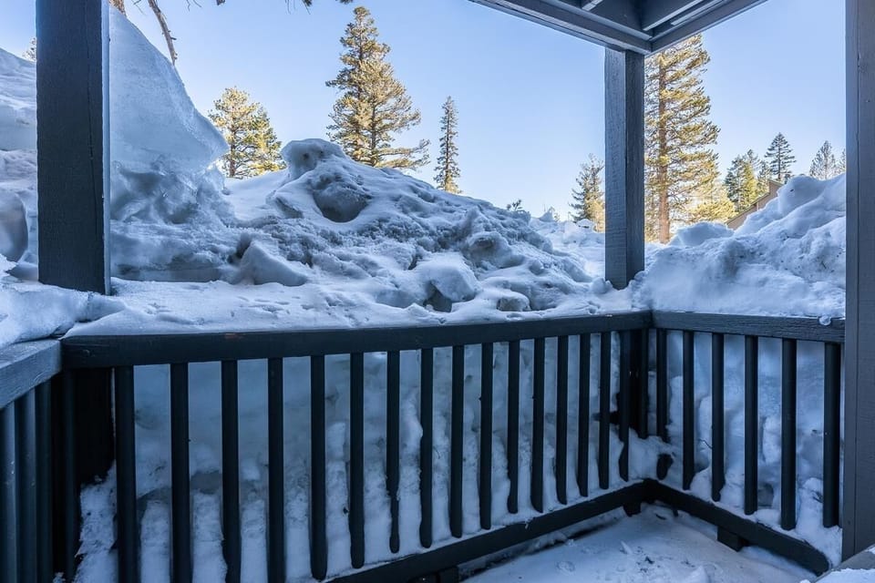 View From Downstairs Patio (Winter)