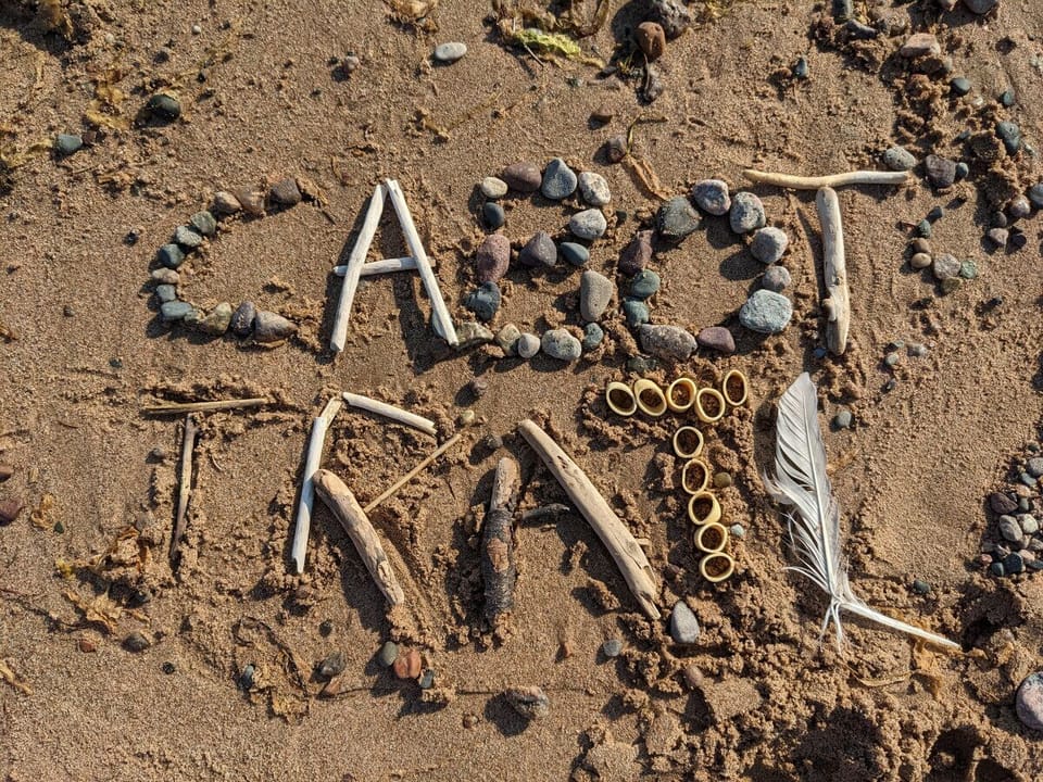 Cabot Trail fun at the beach
