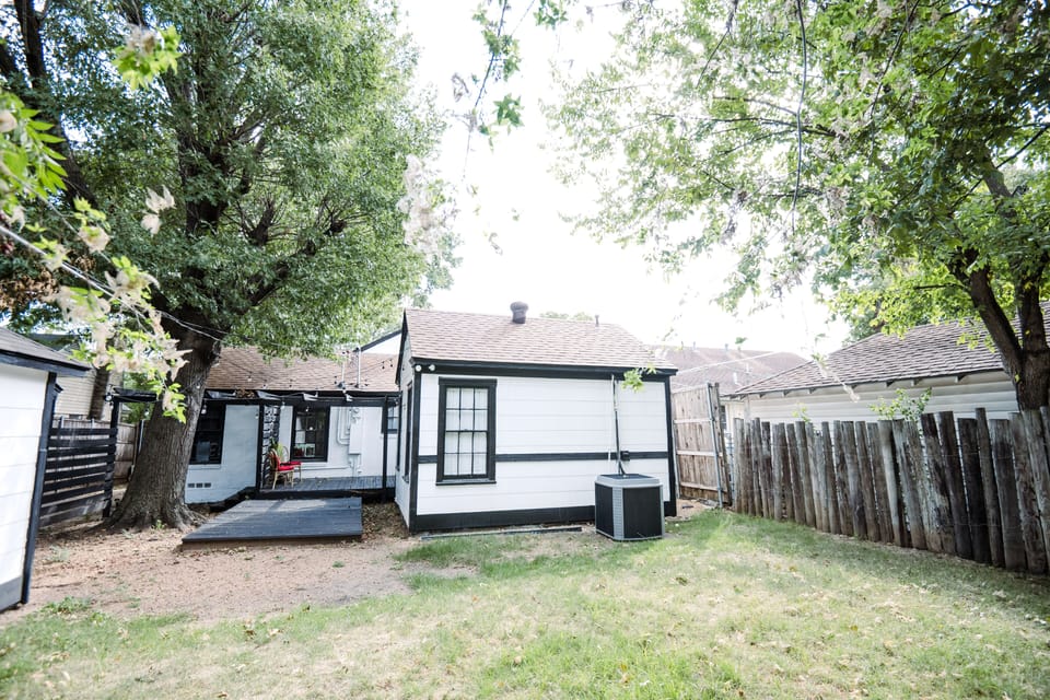 Large backyard for you (and your pets) to use!