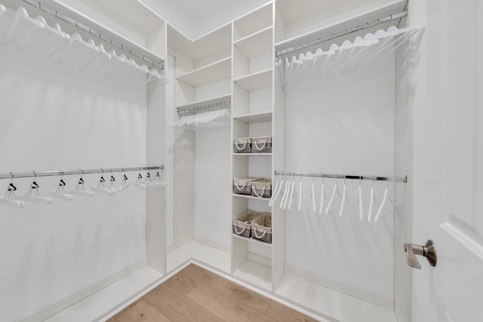 Master Bedroom Walk-in Closet