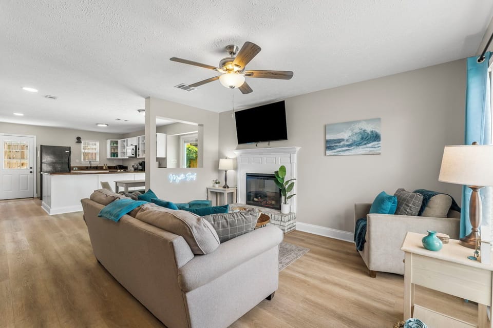 Cozy up for a movie or a board game! 