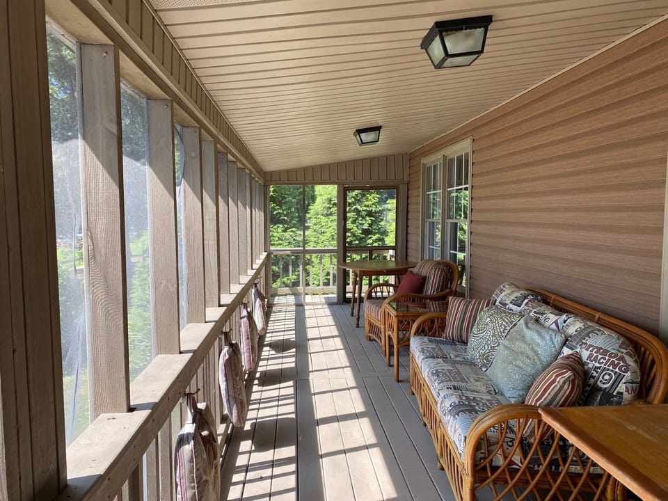 Screened porch