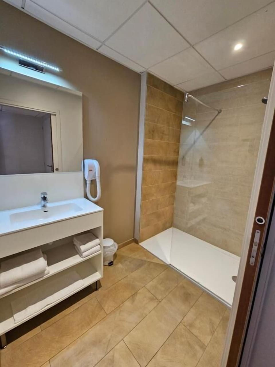 Standard Double Room, Multiple Beds | Bathroom | Eco-friendly toiletries, hair dryer, towels, soap