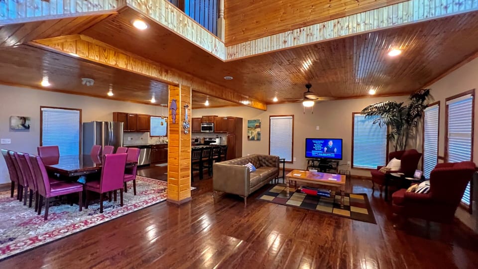 Kitchen and Living Room View