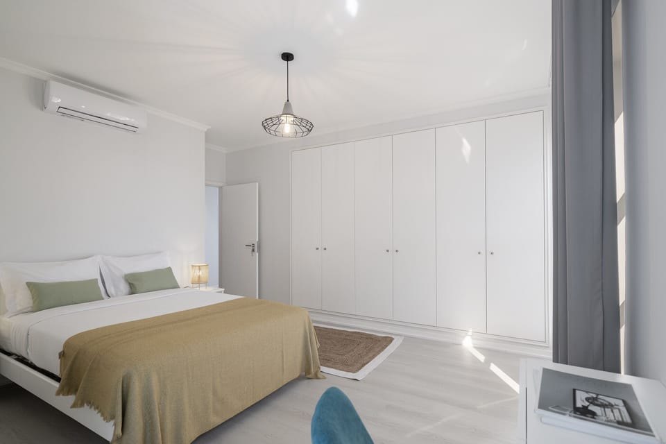 Bed and Wardrobe