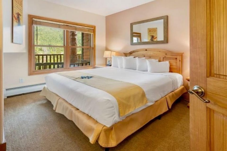 Get a good night's sleep in the comfortable beds. Bedding and room configurations may vary.