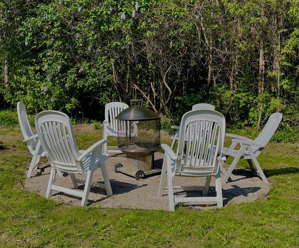 Back yard fire pit
