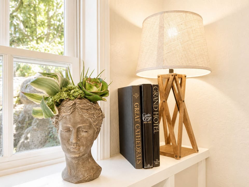 Thoughtful details and warm lighting create a welcoming atmosphere
