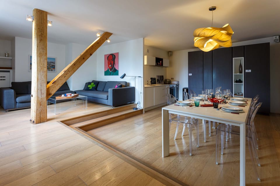 Open plan living space