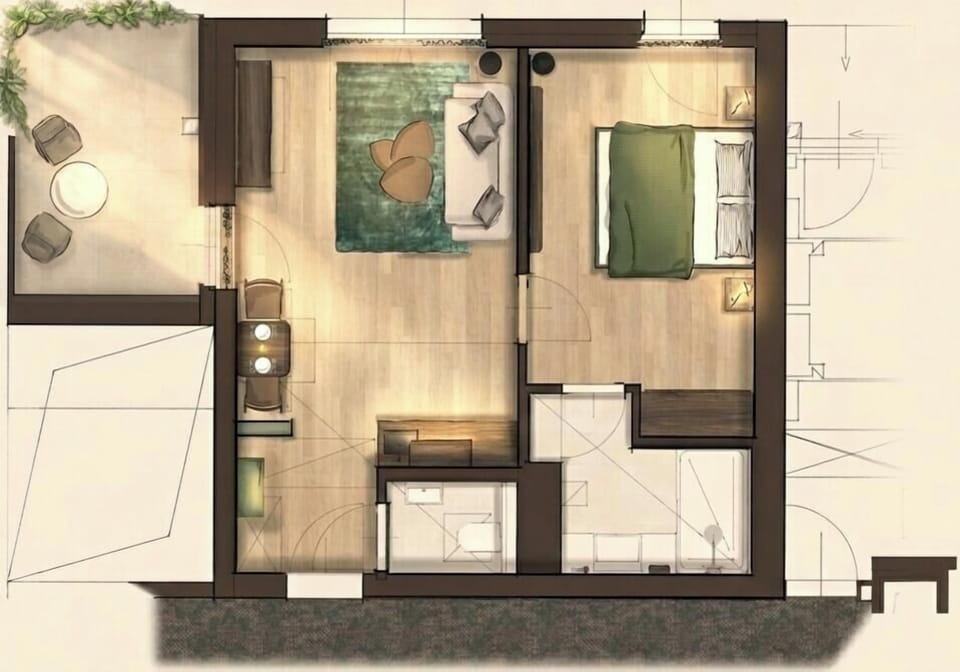 Family Loft | Premium bedding, in-room safe, desk, soundproofing