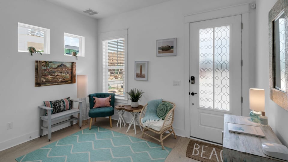 Boho Beach House Entryway