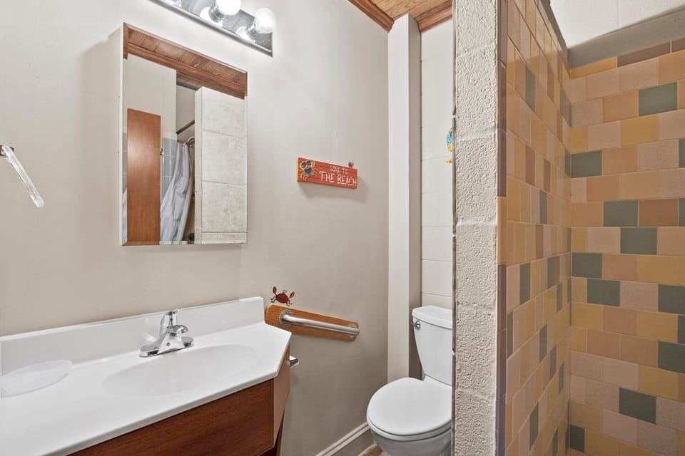 Bath with shower only