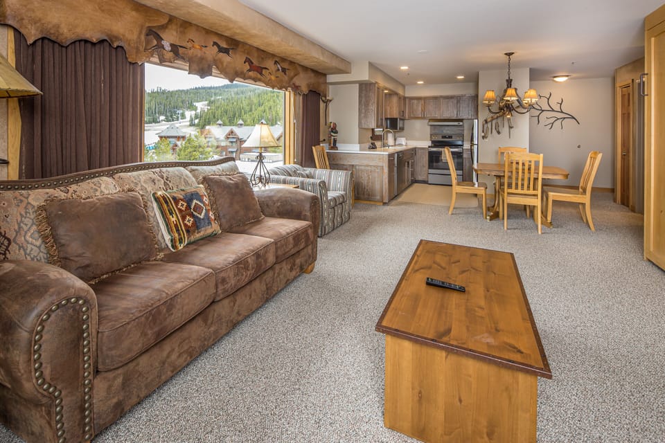 Open concept makes entertaining easy and fun | Living Room