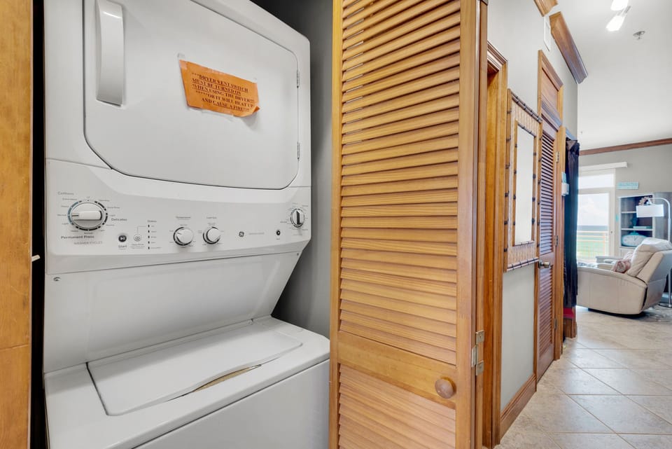 Washer and dryer