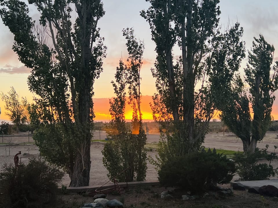 Colorado Sunset-View from the front door. 
