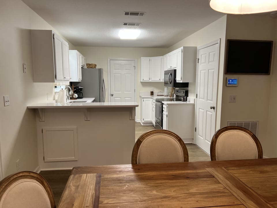 Dining room and kitchen 