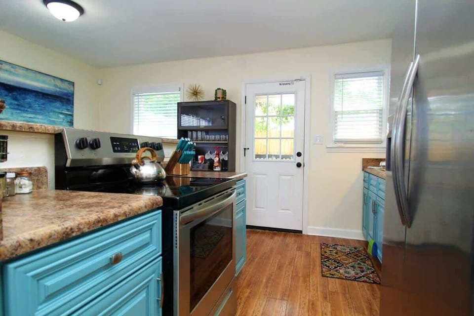 Cook in the full stove and oven. 