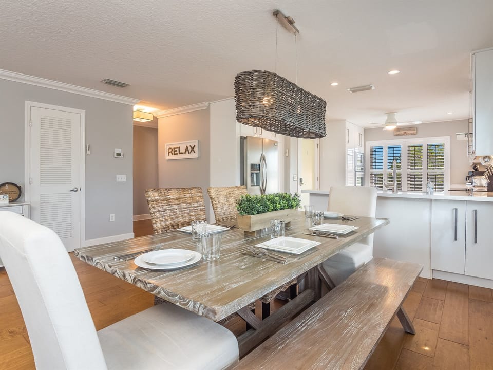 Formal dining space