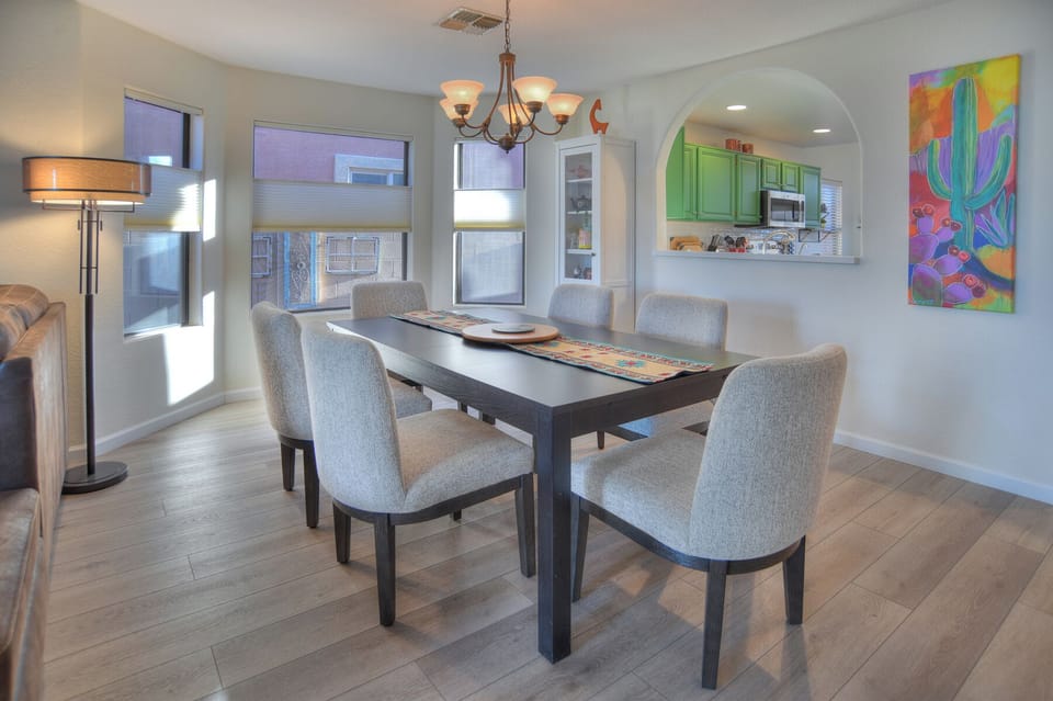 Light and Bright Dining Space for Six