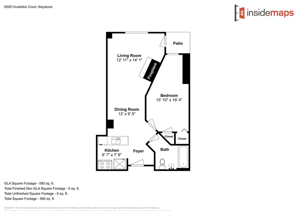 Review this detailed floor plan to envision your perfect stay in this thoughtfully designed space.