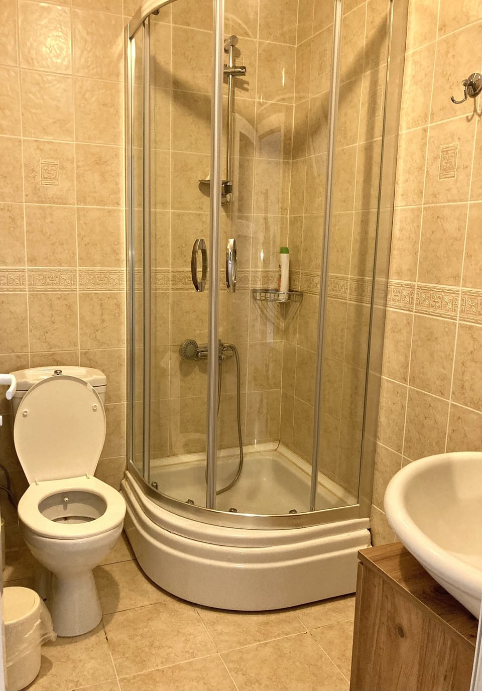 Deluxe Double Room | Bathroom | Shower, rainfall showerhead, hair dryer, towels