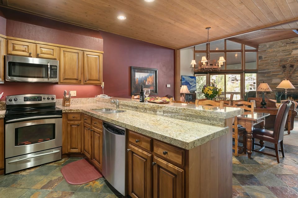 Indoors, Kitchen, Microwave, Oven, Floor