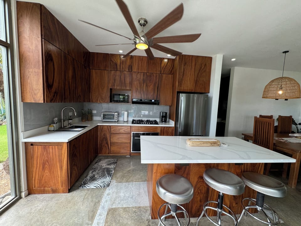View of Kitchen from the patio.
