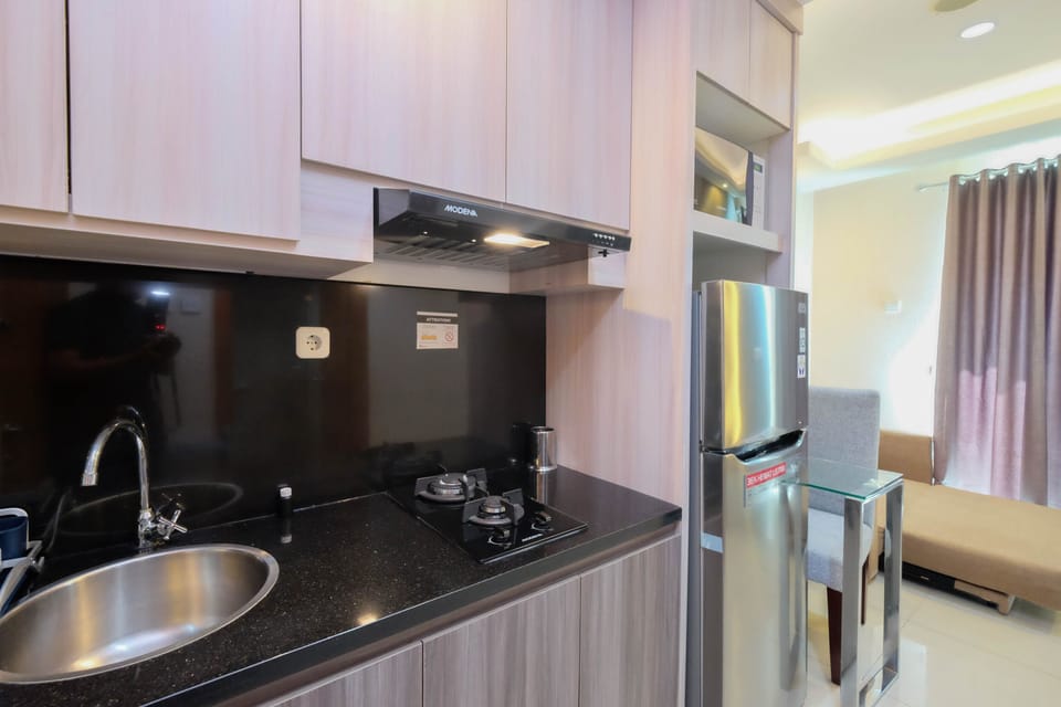 Apartment | Private kitchen | Fridge, stovetop, cookware/dishes/utensils