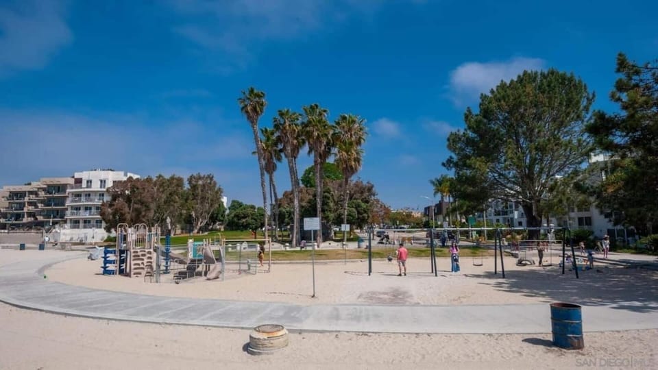 Just 2 blocks away is Fanuel Park, a popular children's playground right on the sand of Mission Bay. 
