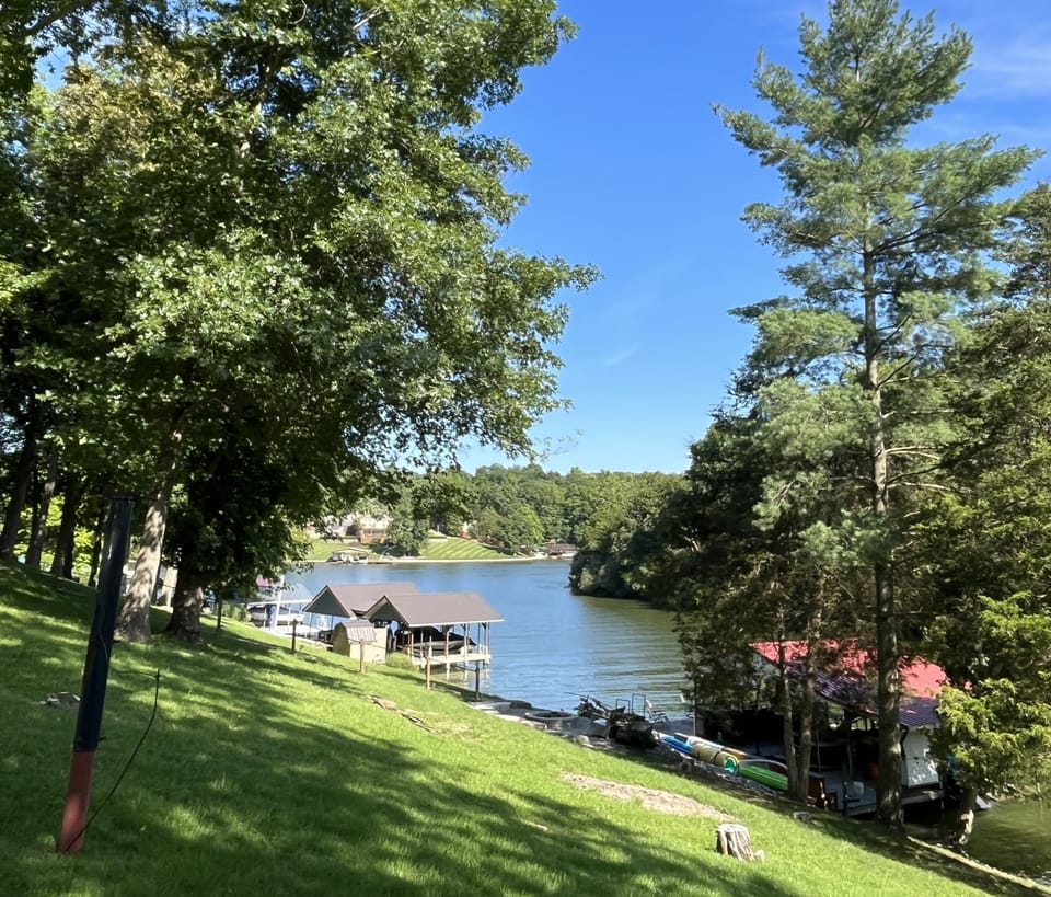 Beautiful View of Main Lake from the Cove